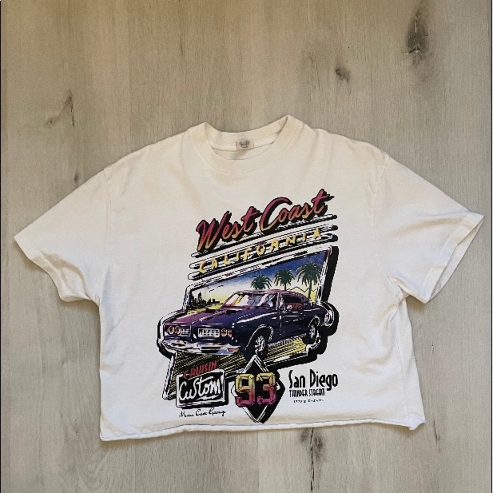 Brandy west coast cropped tee